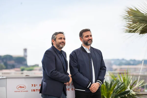 Cannes France May 2019 Olivier Nakache Ric Toledano Attend Photocall — Stock Photo, Image