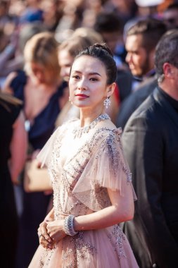 Cannes, Fransa - 25 Mayıs 2019: Zhang Ziyi, 72.