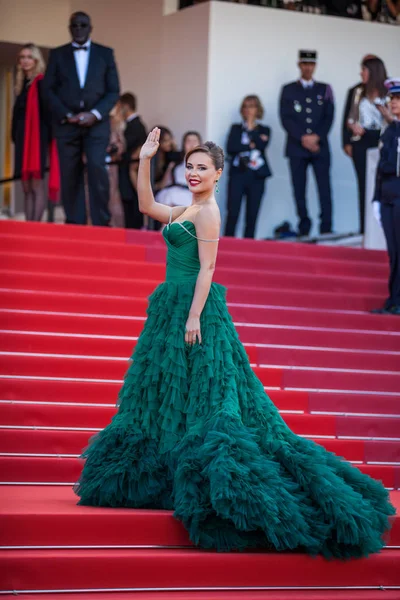 Cannes Francja Maja 2019 Julia Mihalkova Uczestniczyć Ceremonii Zamknięcia Projekcja — Zdjęcie stockowe