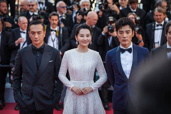 Cannes Francja Maja 2019 Guangjie Qing Uczestniczyć Ceremonii Zamknięcia Projekcja — Zdjęcie stockowe