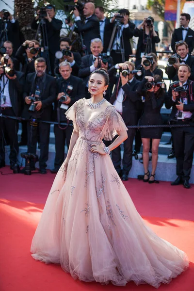 Cannes Francie Května 2019 Zhang Ziyi Navštěvuje Závěrečné Promítání Speciálů — Stock fotografie