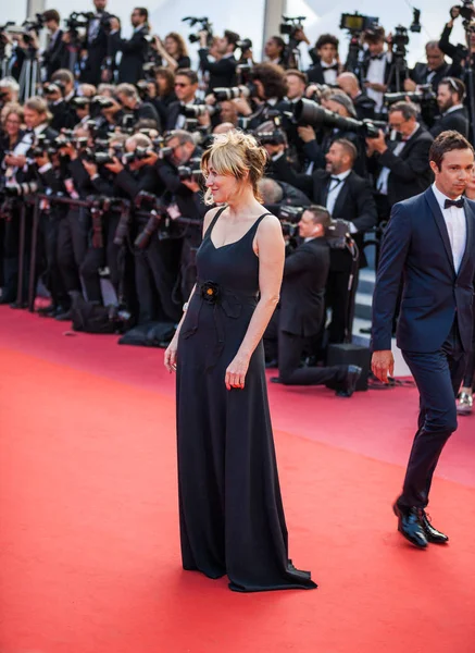 Cannes Francja Maja 2019 Valeria Bruni Tedeschi Bierze Udział Ceremonii — Zdjęcie stockowe