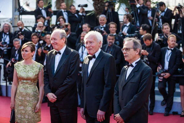 Cannes Fransa Mayıs 2019 Belçikalı Yönetmenler Jean Pierre Dardenne Luc — Stok fotoğraf