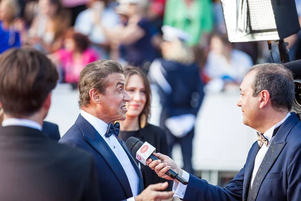 Cannes Francja Maja 2019 Sylvester Stallone Bierze Udział Ceremonii Zamknięcia — Zdjęcie stockowe