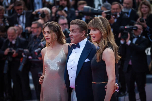 แคนเนส งเศส พฤษภาคม 2019 Jennifer Flavin Sylvester Stallone และ Sistine — ภาพถ่ายสต็อก