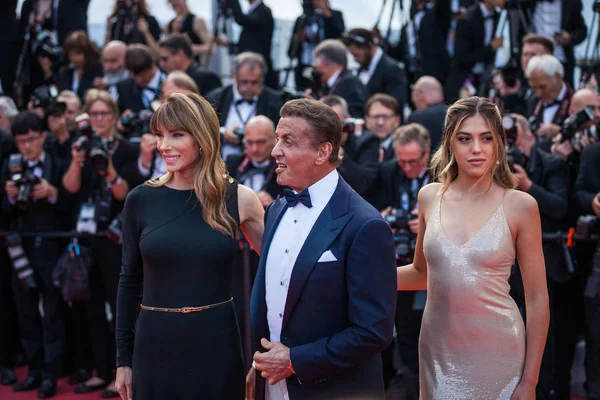Cannes France Mai 2019 Jennifer Flavin Sylvester Stallone Sistine Rose — Photo