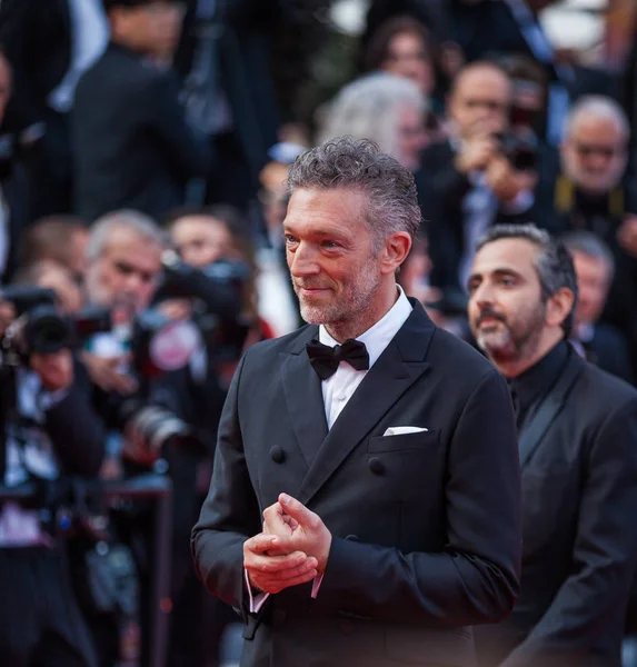 Cannes Francja Maja 2019 Francuski Aktor Vincent Cassel Przybywa Ceremonię — Zdjęcie stockowe