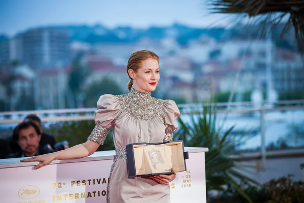 Cannes Francie Května 2019 Emily Beechamová Držitelka Ceny Nejlepší Herečku — Stock fotografie