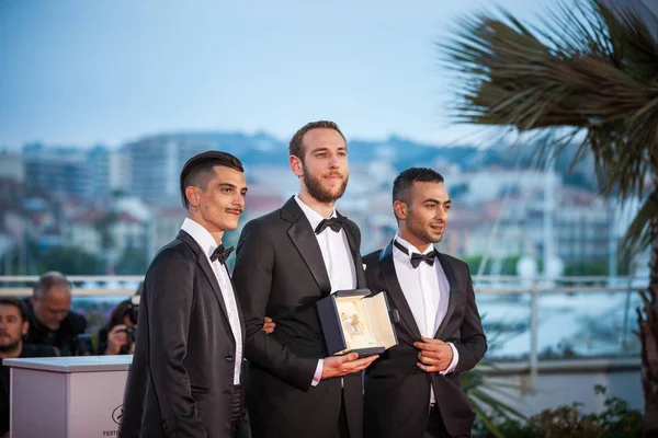 Cannes Francja Maja 2019 Vasilis Kekatos Laureat Nagrody Dla Najlepszego — Zdjęcie stockowe