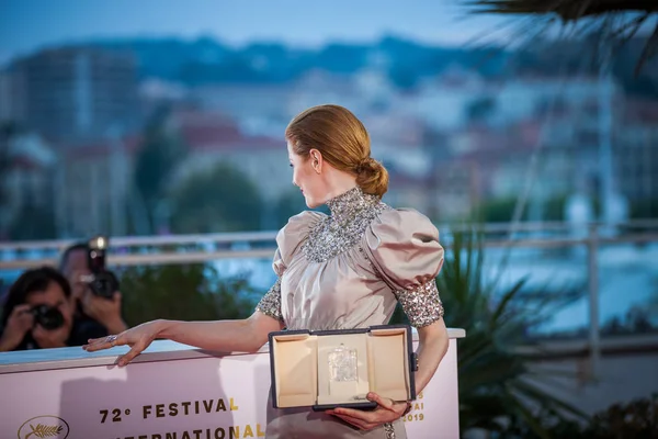 Cannes Francia Mayo 2019 Emily Beecham Ganadora Del Premio Mejor — Foto de Stock