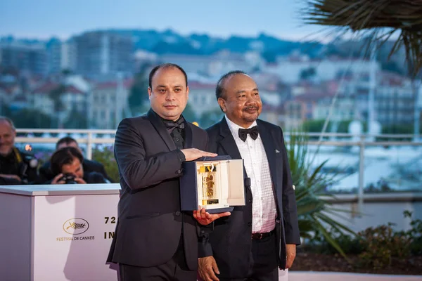 Cannes Francja Maja 2019 Cesar Diaz Laureat Nagrody Camera Film — Zdjęcie stockowe