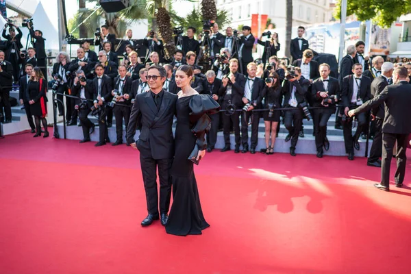 Cannes Frankrike Maj 2019 Mexikanska Skådespelaren Gael Garcia Bernal Och — Stockfoto