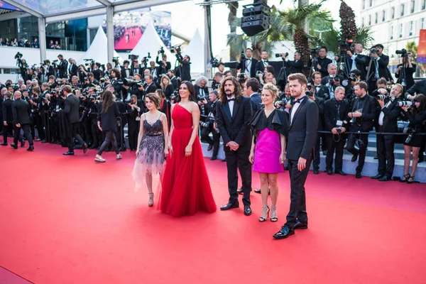 Cannes Frankrike Maj 2019 Lisandro Alonso Nurhan Sekerci Porst Marina — Stockfoto