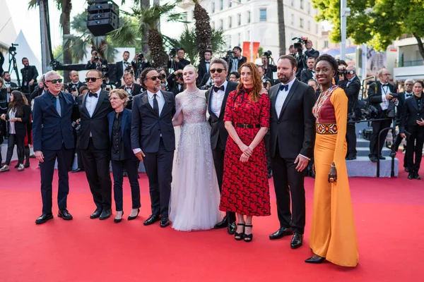 Cannes Frankrike Maj 2019 Pawel Pawlikowski Elle Fläkt Alejandro Gonzalez — Stockfoto