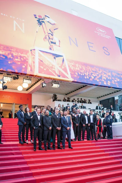 Cannes Frankrijk Mei 2019 Vincent Cassel Eric Toledano Reda Kateb — Stockfoto