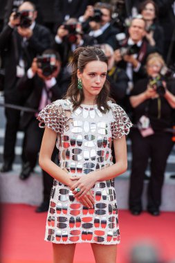 Cannes, Fransa - 22 Mayıs 2019: Stacy Martin 