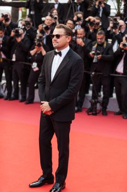 Cannes, Fransa - 22 Mayıs 2019: Leonardo Dicaprio 72.