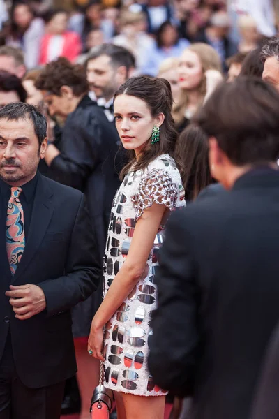 Cannes França Maio 2019 Stacy Martin Participa Exibição Mercy Roubaix — Fotografia de Stock