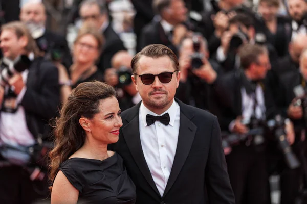 Cannes Francia Maggio 2019 Leila Conners Leonardo Dicaprio Partecipano Alla — Foto Stock