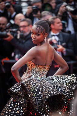 Cannes, Fransa - 21 Mayıs 2019: Leomie Anderson 72.