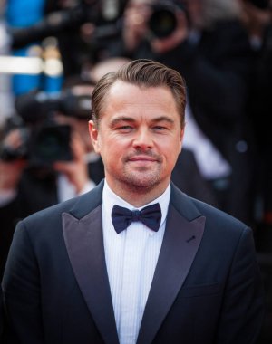 Cannes, Fransa - 21 Mayıs 2019: Leonardo Di Caprio, 72.