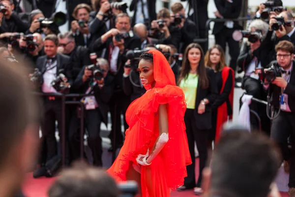 Cannes France Mai 2019 Winnie Harlow Besucht Die Vorführung Von — Stockfoto