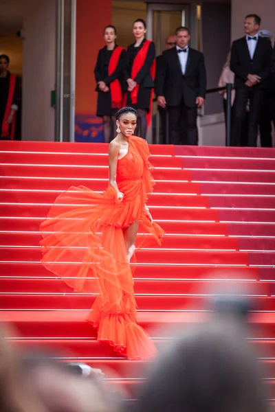 Cannes Francia Maggio 2019 Winnie Harlow Partecipa Alla Proiezione Once — Foto Stock