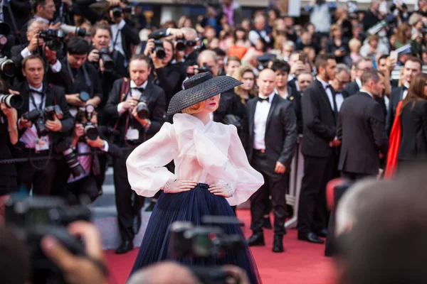 Cannes Francia Maggio 2019 Elle Fanning Partecipa Alla Proiezione Once — Foto Stock