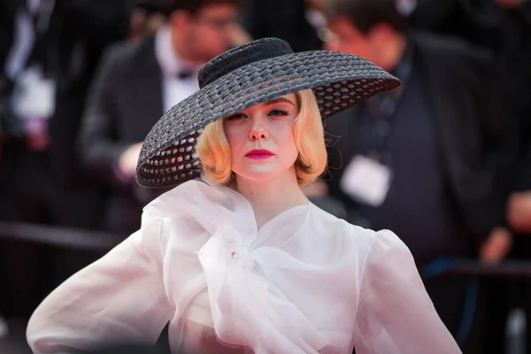 Cannes France May 2019 Elle Fanning Attends Screening Once Time — Stock Photo, Image