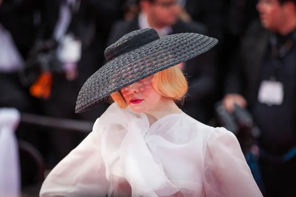 Cannes France Mai 2019 Elle Fanning Besucht Die Vorführung Von — Stockfoto