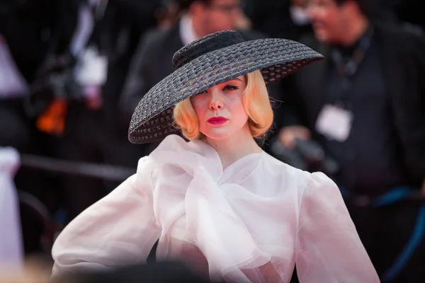 Cannes Francia Maggio 2019 Elle Fanning Partecipa Alla Proiezione Once — Foto Stock