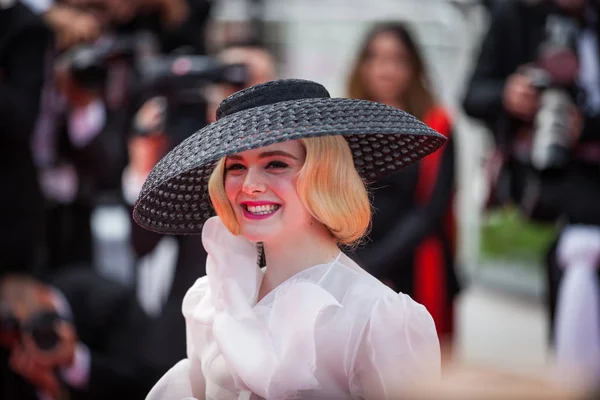 Cannes France May 2019 Elle Fanning Attends Screening Once Time — Stock Photo, Image