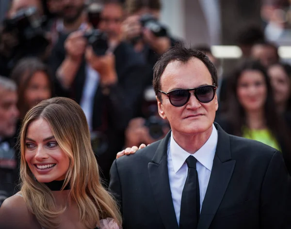 Cannes France Mai 2019 Quentin Tarantino Margot Robbie Assistent Projection — Photo