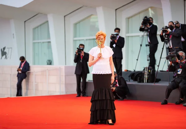 Venice Italy September English Actress Tilda Swinton Venice International Film — Stock Photo, Image