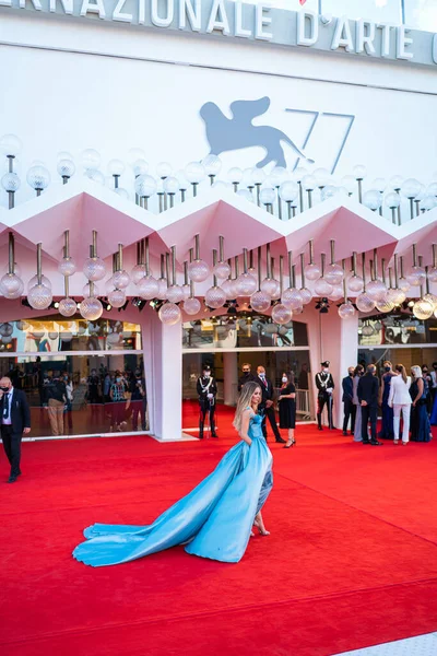 Venice Italien September Italienska Skådespelerskan Erika Aurora Vid Venedigs Internationella — Stockfoto