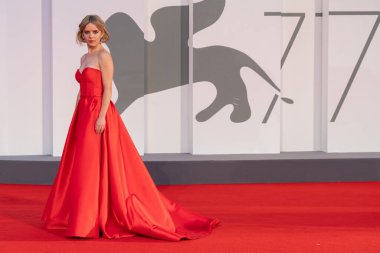 VENICE, İtalya - 10 Eylül 2020: Naian Gonzlez Norvind, 