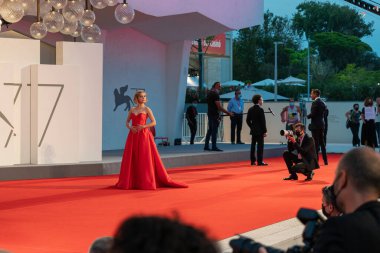 VENICE, İtalya - 10 Eylül 2020: Naian Gonzlez Norvind, 