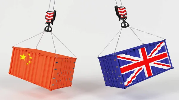 Činí Velké Británie Obchod Dovozních Tarifů — Stock fotografie