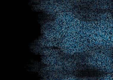 Soyut techno kareler tasarım solma ile arka plan tarz