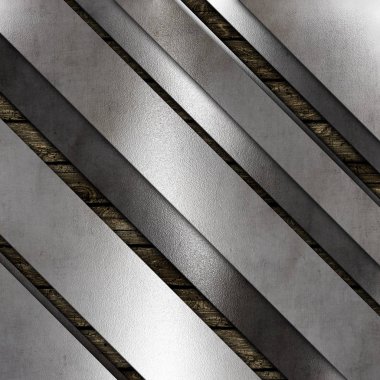 Eski bir ahşap zemin üzerine metalik doku arka plan