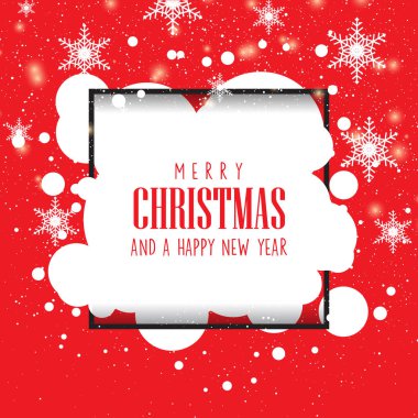 Kar tanesi tasarımlı Noel arkaplanı