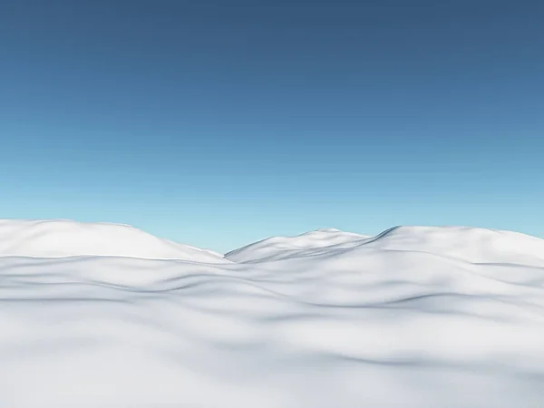Визуализация Рождественского Снежного Фона — стоковое фото