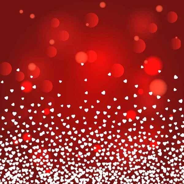 Valentine Fond Fête Avec Conception Des Cœurs — Image vectorielle