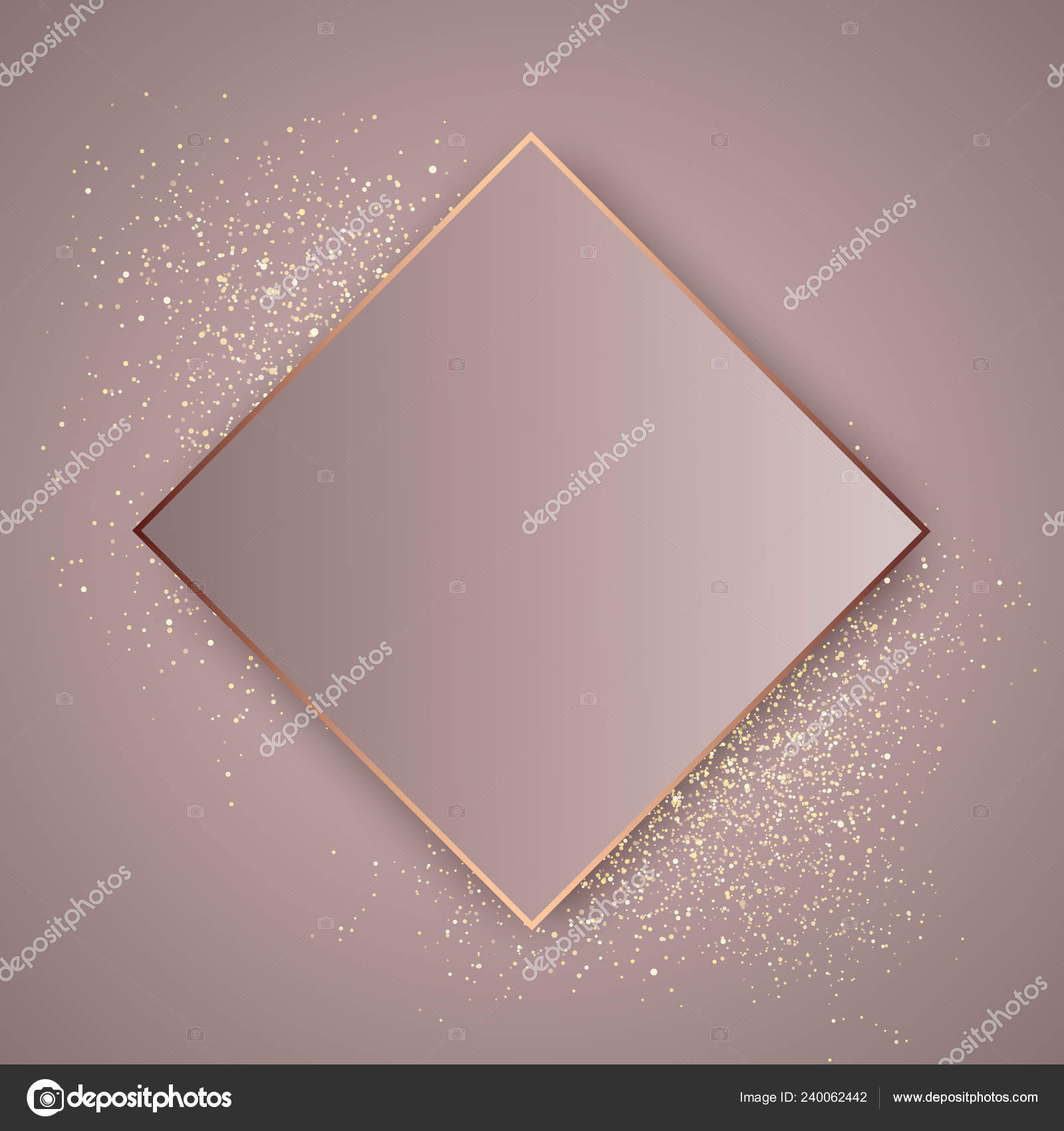 Rose gold background Vector Art Stock Images | Depositphotos