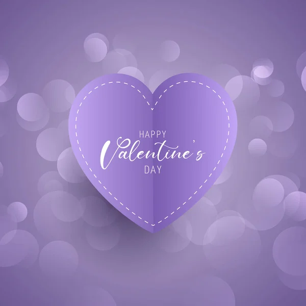 Valentine Day Background Heart Design — Stock Vector