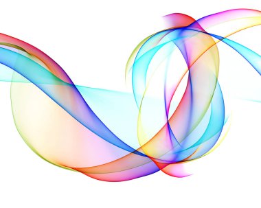 Gökkuşağı arka plan akan çizgilerle