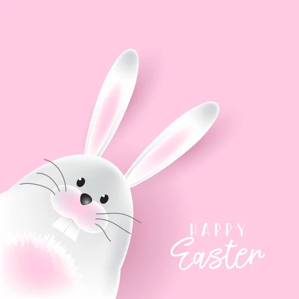 Fondo de conejo de Pascua — Vector de stock