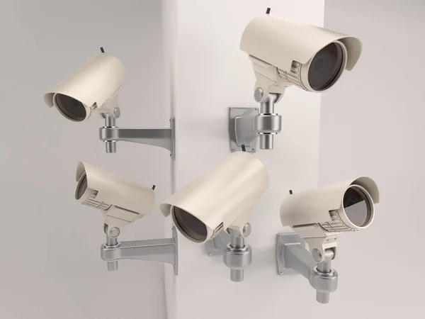 CCTV bezpečnostní kamery — Stock fotografie