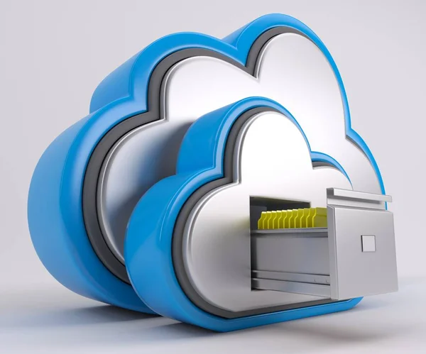 Icône Cloud Drive 3D — Photo