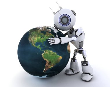 Küre ile robot